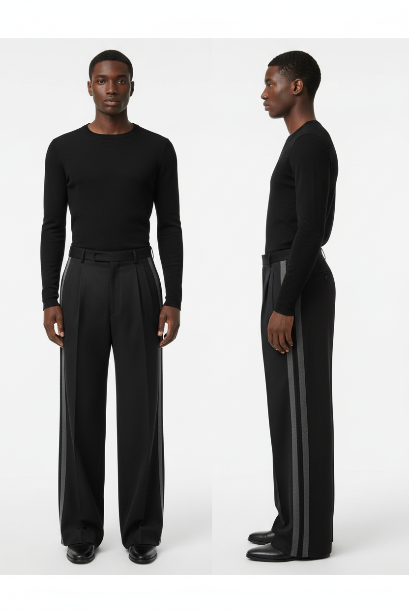 Men's Trousers - Charcoal