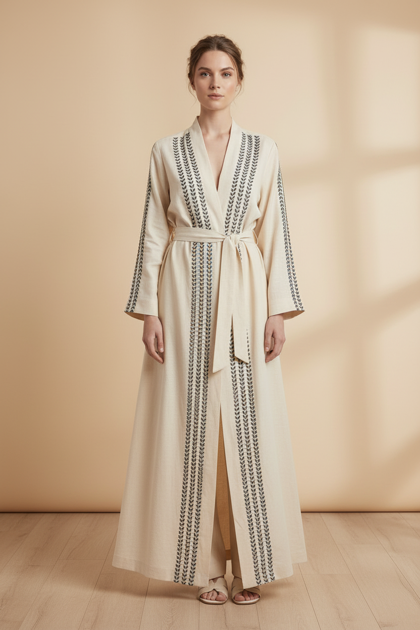 Women's Robe - Cream